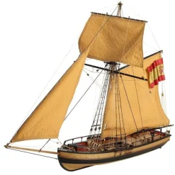 disarmodel SI-20130ATREVIDA, Lancha Canonera 1:30 70cm Schiffsmodell Bausatz