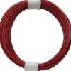 Donau Elektronik 110-0Kupferschalt Litze rot - extra dünn 10m