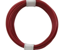 Donau Elektronik 110-0Kupferschalt Litze rot - extra dünn 10m