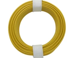 Donau Elektronik 118-3Kupferschalt Litze gelb 10m