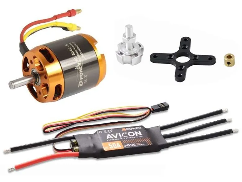 D-Power AL35425ACSBrushless Set AL3542-5 & AVICON 50A Regler
