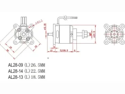 D-Power AL2814D-Power AL 28-14 Brushless Motor