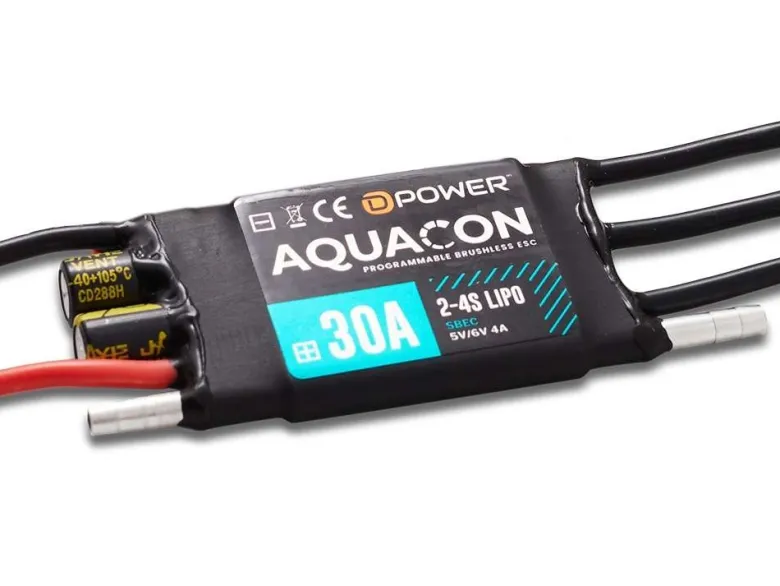 D-Power DPAQC030AQUACON 30A S-BEC Brushless Regler