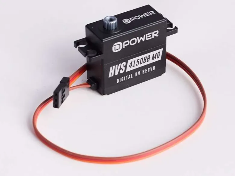 D-Power HVS4150HVS-4150BB MG Digital-Servo Midi, 15kg/7.4V