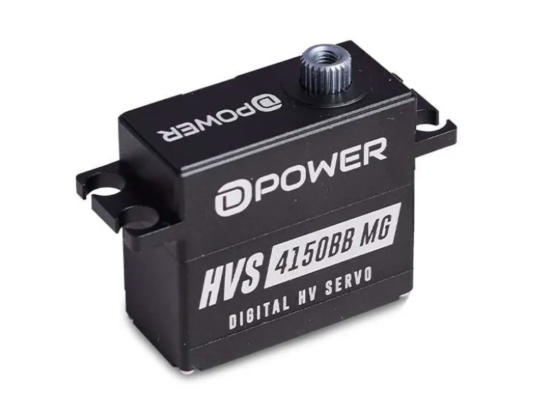 D-Power HVS4150HVS-4150BB MG Digital-Servo Midi, 15kg/7.4V