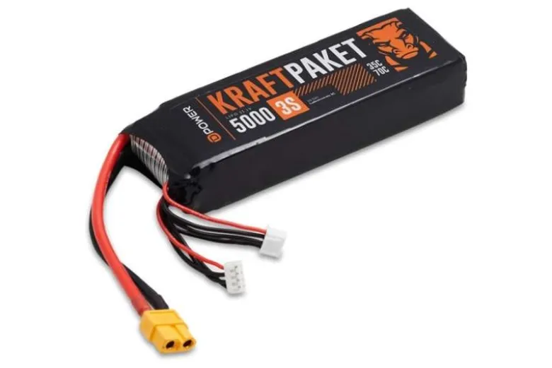 D-Power KP50003Kraftpaket 5000 3S LiPo Akku 11,1 V 35/70C - XT60