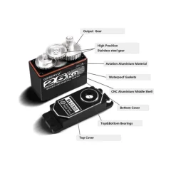 DSSERVO DS016BLS3325 High-Speed Brushless Servo 30kg/0.05sec bei 8.4V