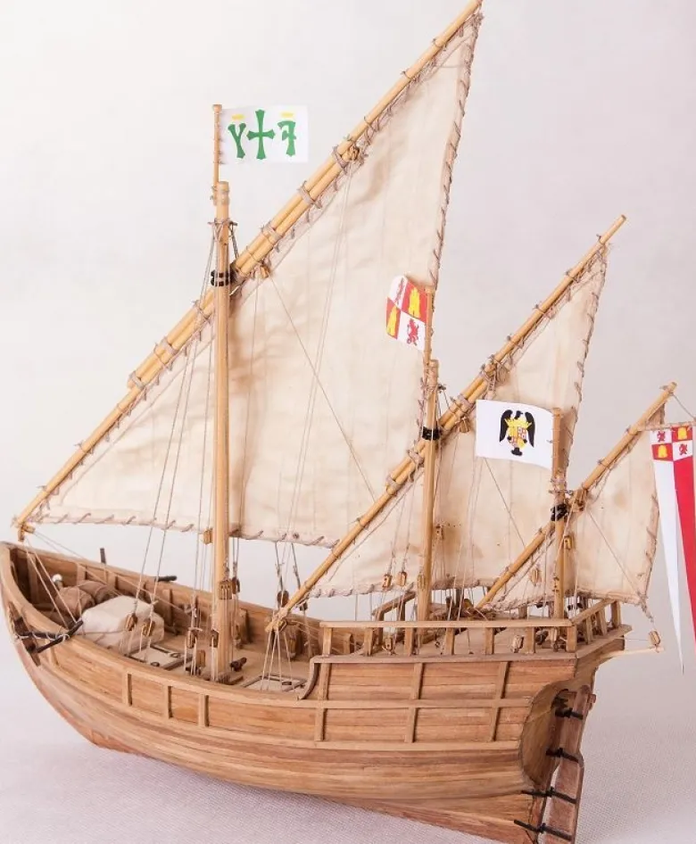 Dusek 21212Nina Segelschiff Baukasten 330mm 1:72