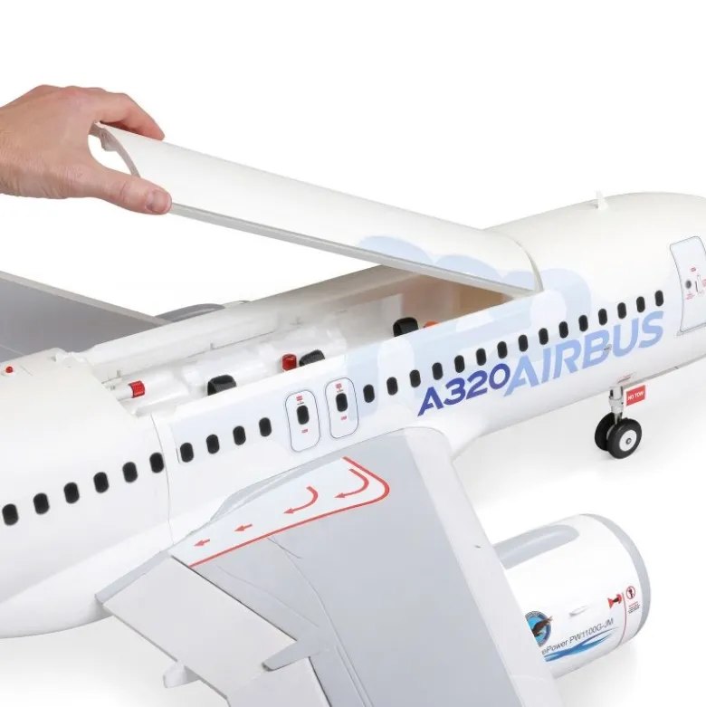 E-flite EFL-1493Airbus A320neo Twin 64mm EDF BNF Basic mit AS3X+,SAFE Select