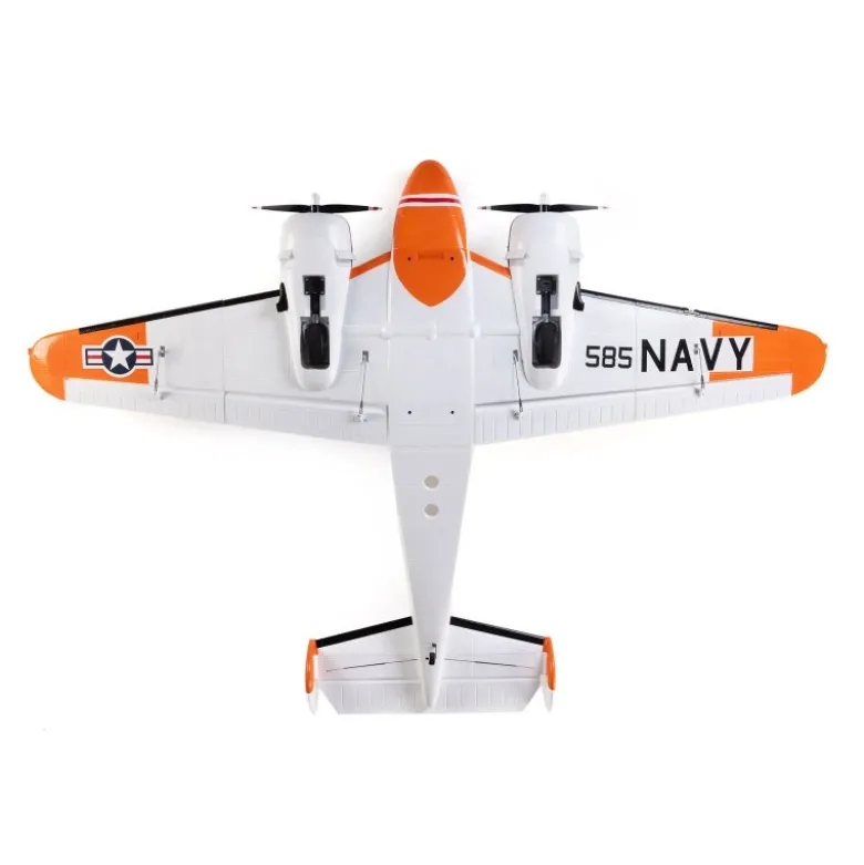 E-flite EFL-3726Beechcraft D18/RC-45J 1.5m BNF Basic mit AS3X+, SAFE Select