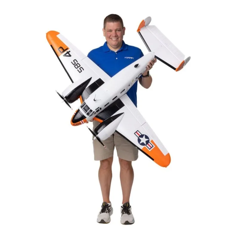 E-flite EFL-3727Beechcraft D18/RC-45J 1.5m PNP