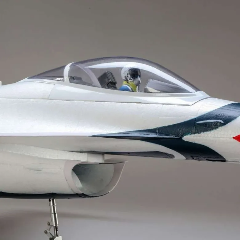 E-flite EFL178500F-16 Thunderbirds 70mm EDF Jet BNF Basic, AS3X & SAFE Select