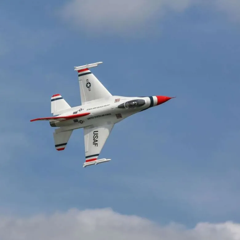 E-flite EFL178500F-16 Thunderbirds 70mm EDF Jet BNF Basic, AS3X & SAFE Select