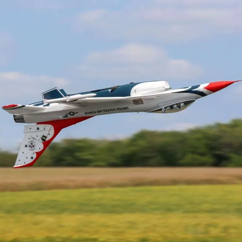 E-flite EFL178500F-16 Thunderbirds 70mm EDF Jet BNF Basic, AS3X & SAFE Select