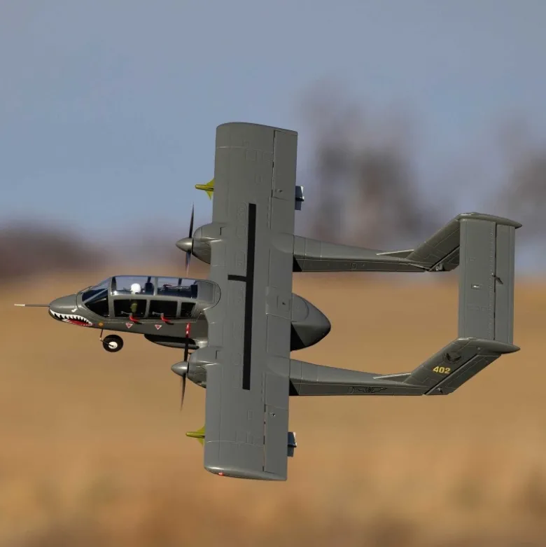 E-flite EFLU35050Micro OV-10 Bronco 645mm BNF Basic mit AS3X und SAFE Select