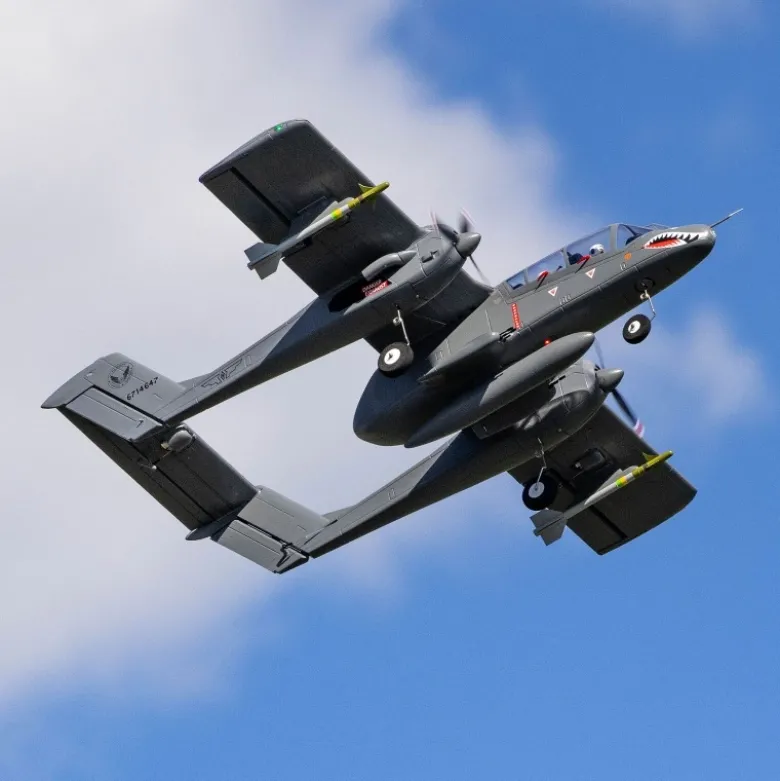 E-flite EFLU35050Micro OV-10 Bronco 645mm BNF Basic mit AS3X und SAFE Select