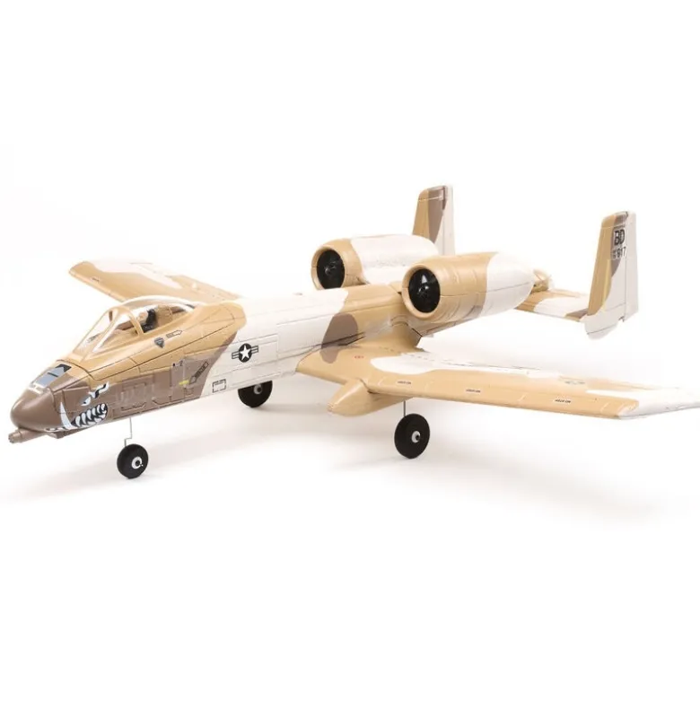 E-flite EFLU6550UMX A-10 Thunderbolt II 30mm EDF BNF Basic AS3X SAFE, 562mm