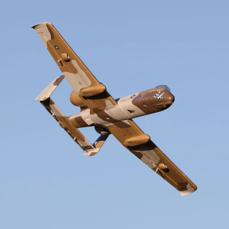 E-flite EFLU6550UMX A-10 Thunderbolt II 30mm EDF BNF Basic AS3X SAFE, 562mm