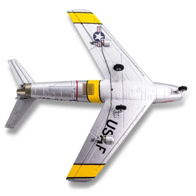 E-flite EFLU7050UMX F-86 Sabre 30mm EDF Jet BNF Basis mit AS3X & SAFE Select