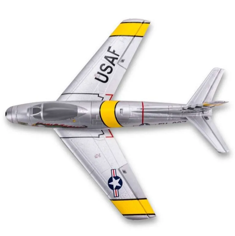E-flite EFLU7050UMX F-86 Sabre 30mm EDF Jet BNF Basis mit AS3X & SAFE Select
