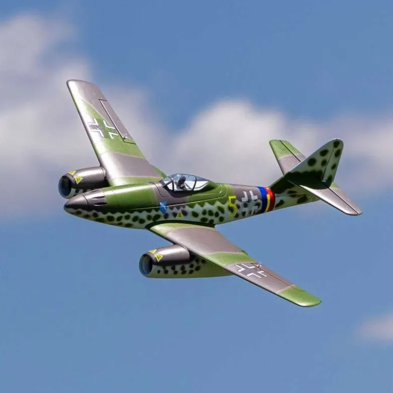 E-flite EFLU31050UMX Me 262 30mm EDF Jet BNF Basic mit AS3X und SAFE Select 660mm