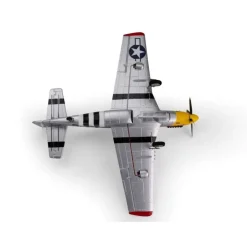 E-flite EFLU7350UMX P-51D Mustang 'Detroit Miss' 493mm BNF Basic mit AS3X und SAFE Select