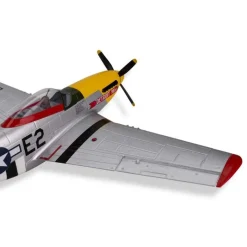 E-flite EFLU7350UMX P-51D Mustang 'Detroit Miss' 493mm BNF Basic mit AS3X und SAFE Select