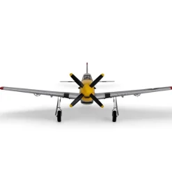 E-flite EFLU7350UMX P-51D Mustang 'Detroit Miss' 493mm BNF Basic mit AS3X und SAFE Select
