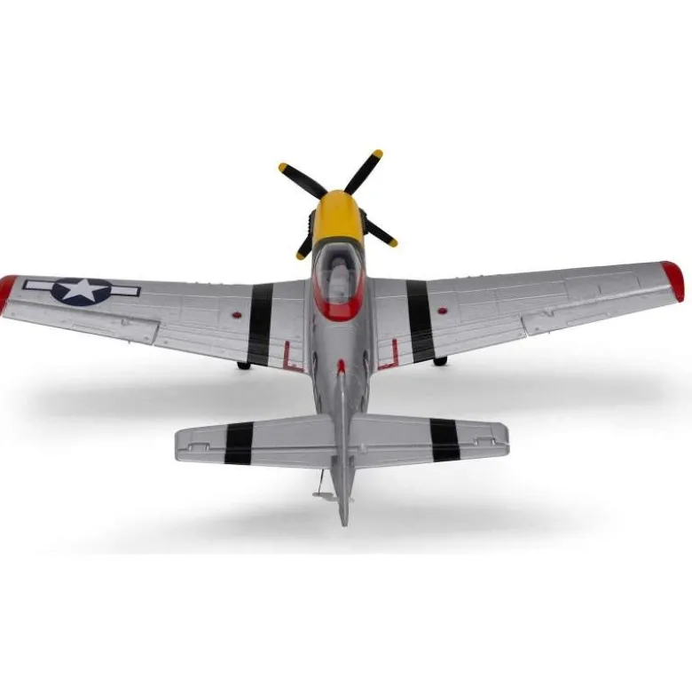 E-flite EFLU7350UMX P-51D Mustang 'Detroit Miss' 493mm BNF Basic mit AS3X und SAFE Select