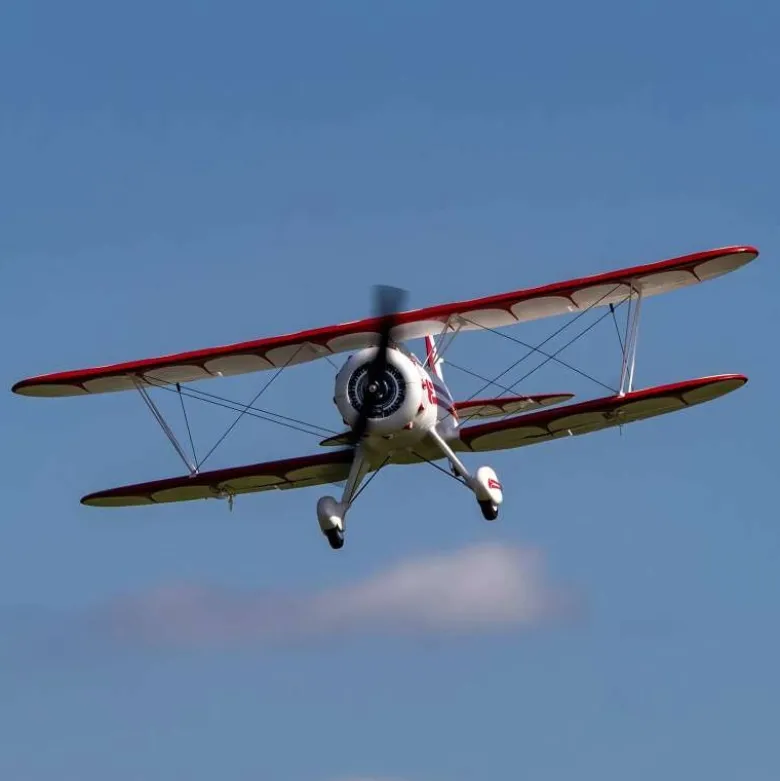 E-flite EFLU53550UMX WACO BNF Basic 550mm mit AS3X und SAFE Select, weiß