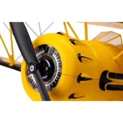 E-flite EFLU53550YUMX WACO BNF Basic 550mm mit AS3X und SAFE Select, gelb