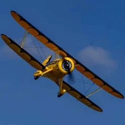 E-flite EFLU53550YUMX WACO BNF Basic 550mm mit AS3X und SAFE Select, gelb