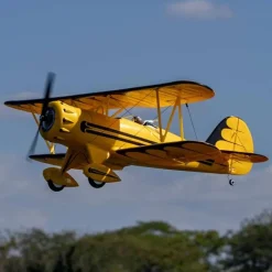 E-flite EFLU53550YUMX WACO BNF Basic 550mm mit AS3X und SAFE Select, gelb