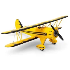E-flite EFLU53550YUMX WACO BNF Basic 550mm mit AS3X und SAFE Select, gelb