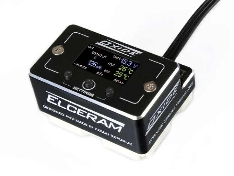 ELCERAM ELC011OXIDE 1/8 G1 Competition OFFROAD Brushless Regler 2-4S für 1:8 Buggy, Truggy & Monster Trucks