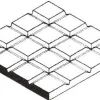 Evergreen 4503Gehwegplatten, 1x150x300 mm, Raster 3,2 mm, 1 Stück