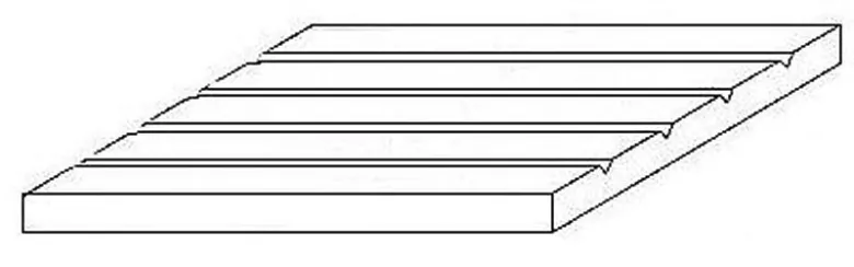 Evergreen 3025Strukturplatte, 0,5x150x300 mm. Spur H0-Maßstab, 1 Stück