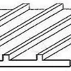 Evergreen 4543Strukturplatte, 1x150x300 mm,Raster 2,5 mm, 1 Stück