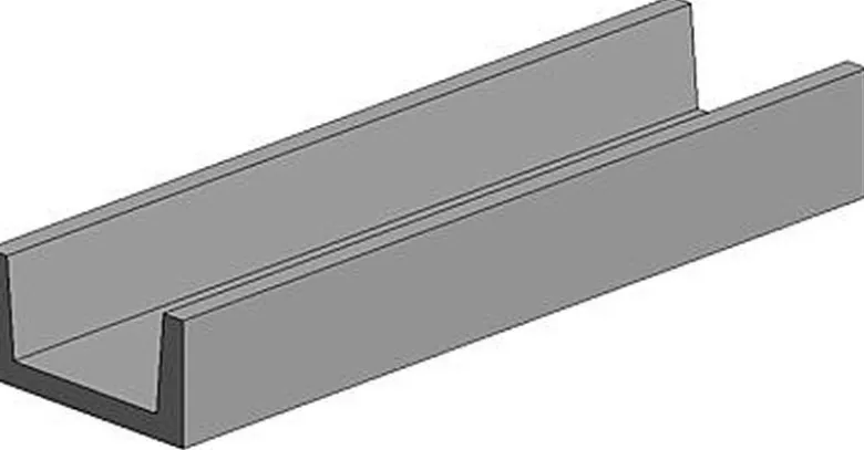 Evergreen 263U-Kanal, 2,5 x 350 mm (4)