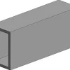Evergreen 259Vierkant-Rohr,6,3 x 9,5 x 350 mm (2)