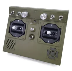 EXHOBBY EXAC01083YB2M5A1 Stuart RC Panzer 1:16, gelb mit Rauch, Laufanhebung, 360-Grad-Turmdrehung, KEIN Schießen