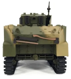 EXHOBBY EXAC01083YB2M5A1 Stuart RC Panzer 1:16, gelb mit Rauch, Laufanhebung, 360-Grad-Turmdrehung, KEIN Schießen