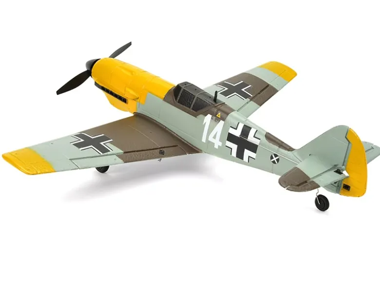 EZ-Wings EZ-032Mini BF-109 Messerschmitt 450mm, 2.4GHz RTF inkl. 2x LiPo 3.7V 400mAh & USB Ladegerät