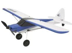 EZ-Wings EZ-020Mini Cub 450mm, 2.4GHz RTF, blau inkl. 2x LiPo 3.7V 400mAh & USB Ladegerät