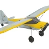 EZ-Wings EZ-021Mini Cub 450mm, 2.4GHz RTF, gelb inkl. 2x LiPo 3.7V 400mAh & USB Ladegerät