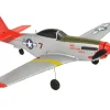 EZ-Wings EZ-028Mini P-51 Mustang 450mm, 2.4GHz RTF inkl. 2x LiPo 3.7V 400mAh & USB Ladegerät