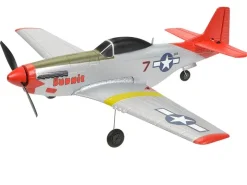 EZ-Wings EZ-028Mini P-51 Mustang 450mm, 2.4GHz RTF inkl. 2x LiPo 3.7V 400mAh & USB Ladegerät