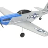 EZ-Wings EZ-029Mini P-51 Mustang 450mm, 2.4GHz RTF inkl. 2x LiPo 3.7V 400mAh & USB Ladegerät