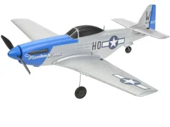 EZ-Wings EZ-029Mini P-51 Mustang 450mm, 2.4GHz RTF inkl. 2x LiPo 3.7V 400mAh & USB Ladegerät