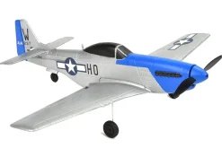 EZ-Wings EZ-029Mini P-51 Mustang 450mm, 2.4GHz RTF inkl. 2x LiPo 3.7V 400mAh & USB Ladegerät